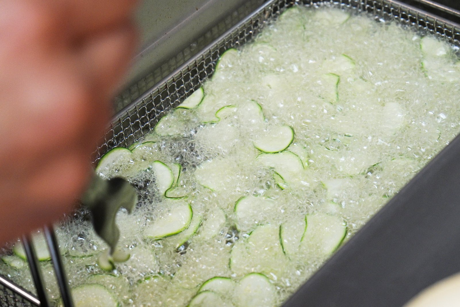 Doppia frittura delle zucchine
