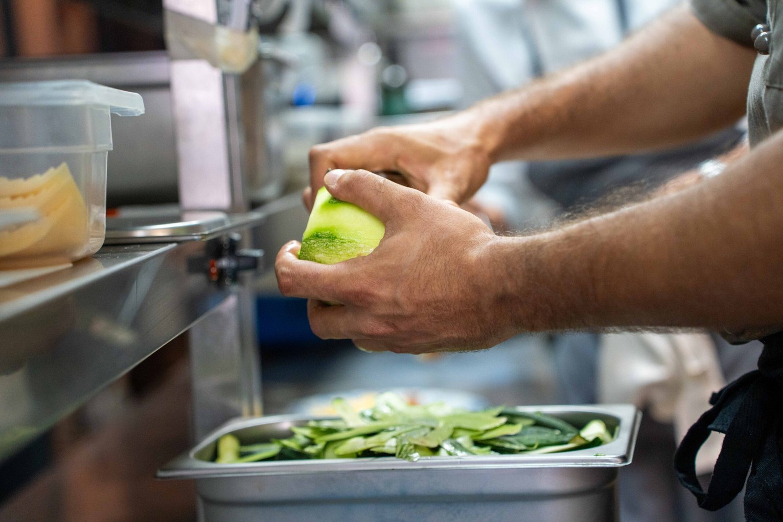Preparazione delle zucchine