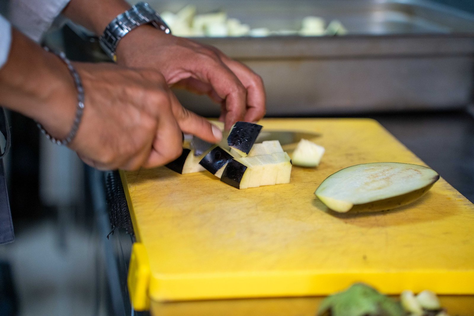 Preparazione delle melanzane